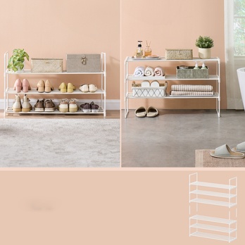 Regál na topánky PEARL biela 3