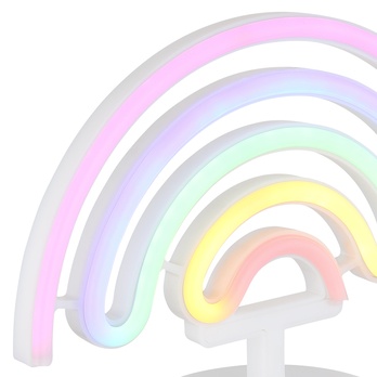 Stolná LED lampa PELANGI biela/viacfarebná 3