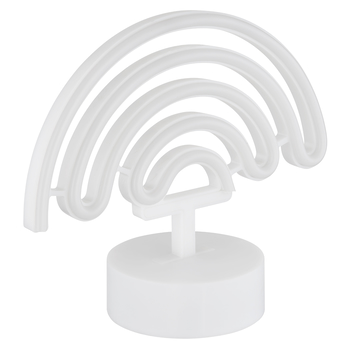 Stolná LED lampa PELANGI biela/viacfarebná 4