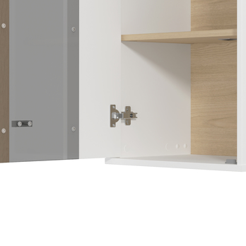 Obývacia stena PEMA biela/dub portský svetlý 8