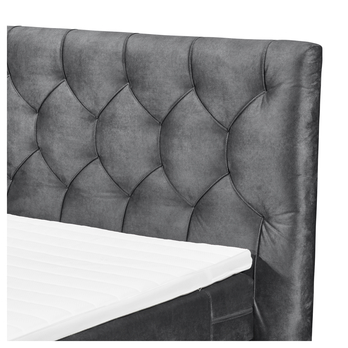 Posteľ boxspring PEMBROKE 8 antracitová, 180x200 cm 3