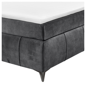 Posteľ boxspring PEMBROKE 8 antracitová, 180x200 cm 4