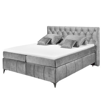 Posteľ boxspring PEMBROKE 8 svetlosivá, 180x200 cm 2