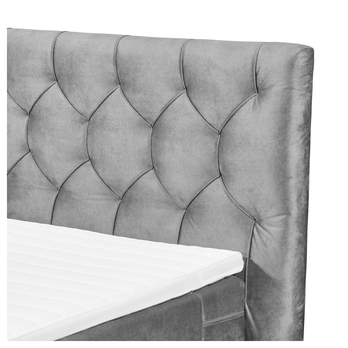 Posteľ boxspring PEMBROKE 8 svetlosivá, 180x200 cm 3