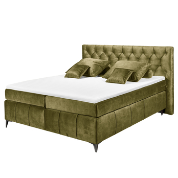 Posteľ boxspring PEMBROKE 8 olivová, 180x200 cm 2
