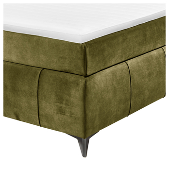 Posteľ boxspring PEMBROKE 8 olivová, 180x200 cm 4