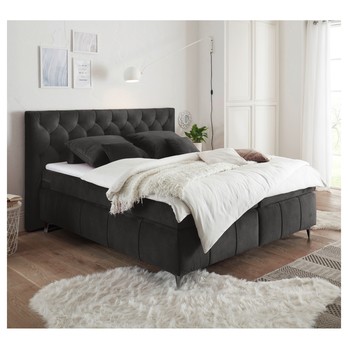 Posteľ boxspring PEMBROKE 8 espresso, 180x200 cm 1