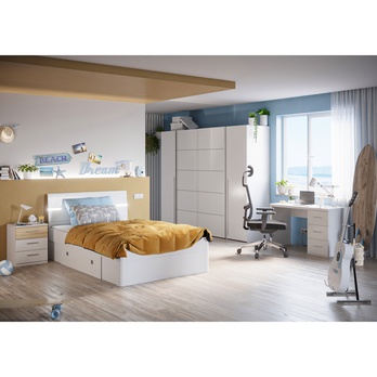 Písací stôl PEN biela 1