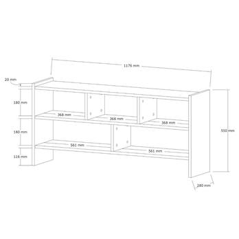 TV stolík PERA 1 borovica atlantic 5