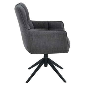 Jedálenská stolička PEREA I antracitová 4