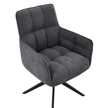 Jedálenská stolička PEREA I antracitová 5