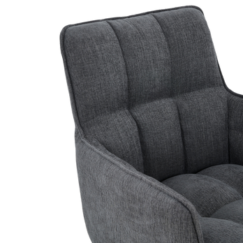 Jedálenská stolička PEREA I antracitová 6