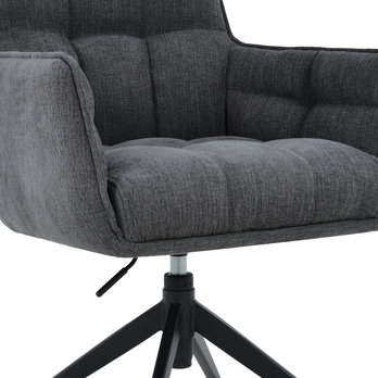 Jedálenská stolička PEREA I antracitová 8