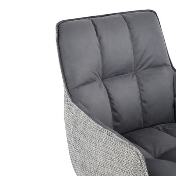 Jedálenská stolička PEREA II tmavosivá/sivá 8