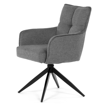 Jedálenská stolička PERNA sivá/čierna 2