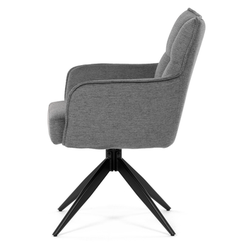 Jedálenská stolička PERNA sivá/čierna 3