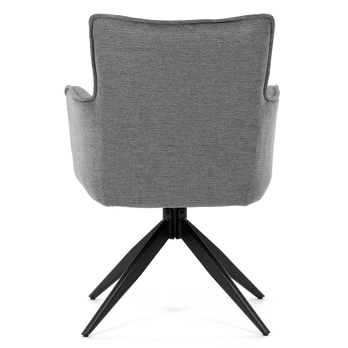 Jedálenská stolička PERNA sivá/čierna 5