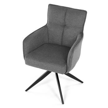 Jedálenská stolička PERNA sivá/čierna 6