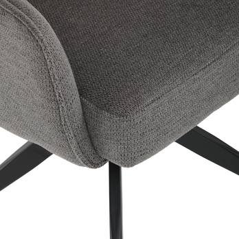 Jedálenská stolička PERNA sivá/čierna 8