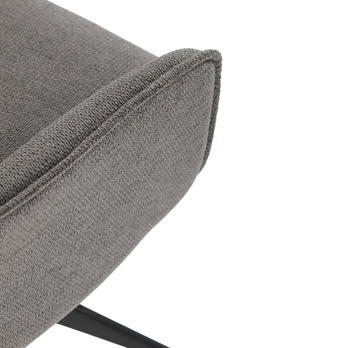 Jedálenská stolička PERNA sivá/čierna 9