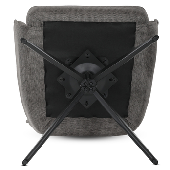 Jedálenská stolička PERNA sivá/čierna 11