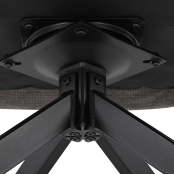 Jedálenská stolička PERNA sivá/čierna 12