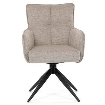 Jedálenská stolička PERNA béžová/čierna 1