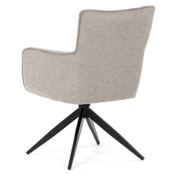 Jedálenská stolička PERNA béžová/čierna 4