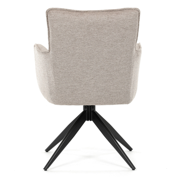 Jedálenská stolička PERNA béžová/čierna 5