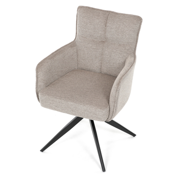 Jedálenská stolička PERNA béžová/čierna 6