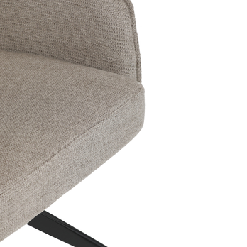 Jedálenská stolička PERNA béžová/čierna 9