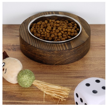 Miska pre domáce zviera PET 3 smrek/nehrdzavejúca oceľ 1