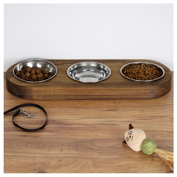 Sada misiek pre domáce zviera PET 4 smrek/nehrdzavejúca oceľ 3