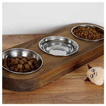 Sada misiek pre domáce zviera PET 4 smrek/nehrdzavejúca oceľ 4