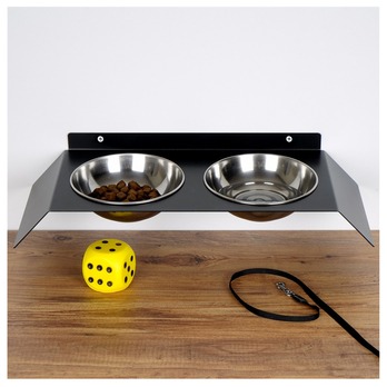 Sada misiek pre domáce zviera PET 5 čierna/nehrdzavejúca oceľ 1