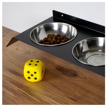 Sada misiek pre domáce zviera PET 5 čierna/nehrdzavejúca oceľ 8