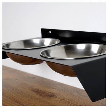 Sada misiek pre domáce zviera PET 5 čierna/nehrdzavejúca oceľ 10