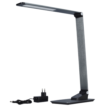 Stolná LED lampa PETRA strieborná 3