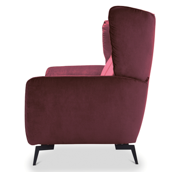 Kreslo PETRONELA vínová 1