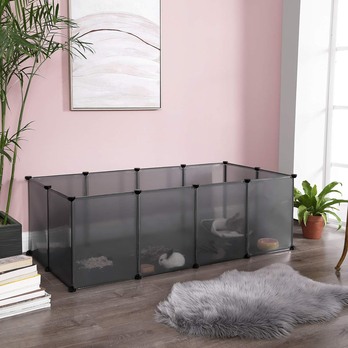 Ohrádka pre domáce zvieratá PETS sivá 1