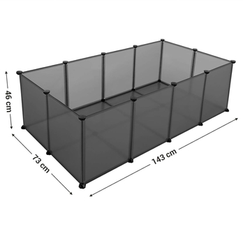 Ohrádka pre domáce zvieratá PETS sivá 6