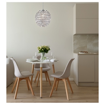 Závesné svietidlo PETTY chróm/priehľadná 1