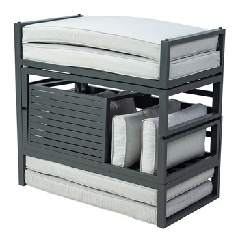 Záhradná zostava PETULA sivá 9