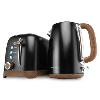 Hriankovač  PHTA 3711B čierna/hnedá, nerez 8
