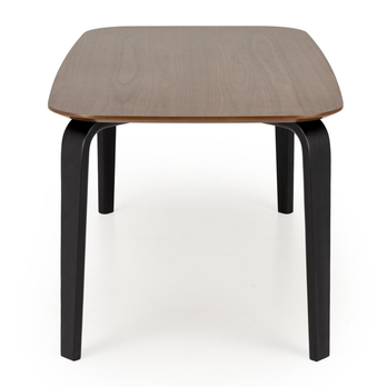 Jedálenský stôl PIDRU orech/čierna 2