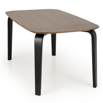 Jedálenský stôl PIDRU orech/čierna 5