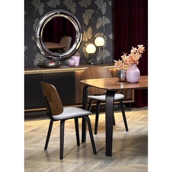 Jedálenský stôl PIDRU orech/čierna 11