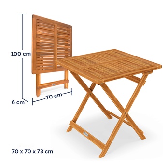 Záhradná zostava PIECE hnedá 6