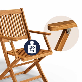 Záhradná zostava PIECE hnedá 8