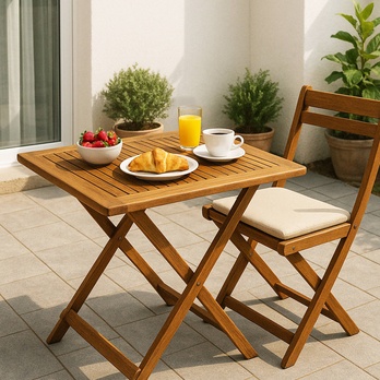 Záhradná zostava PIECE hnedá 1